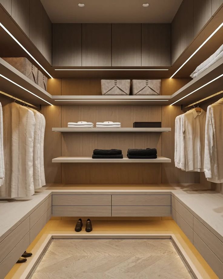 Closet com Bancada de Maquiagem
